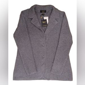 Cashmere Blazer, Charter Club, "Available in GRAY Color" NWT
